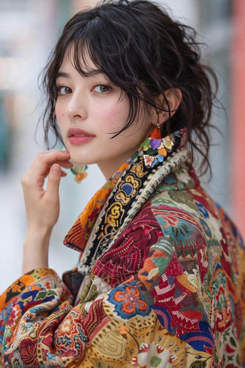{
  "image_type": "fashion portrait photography",
  "resolution_target": "8K Ul…