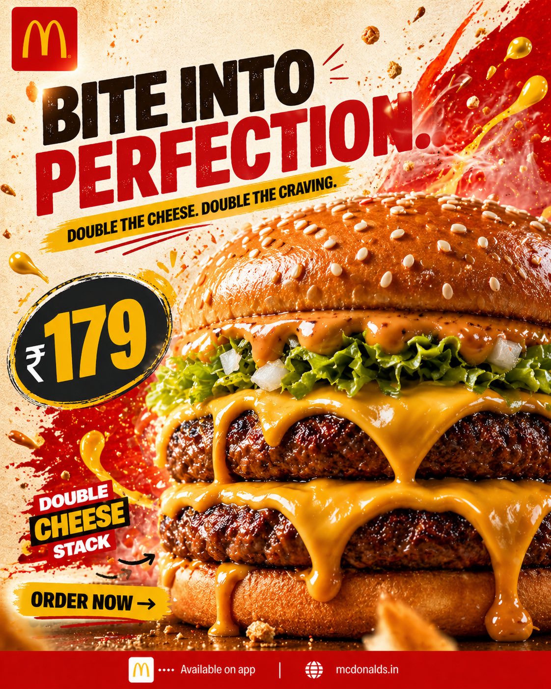 PROJECT: McDonald’s Signature Double Cheese Stack Campaign
BRAND: [McDonald's](c