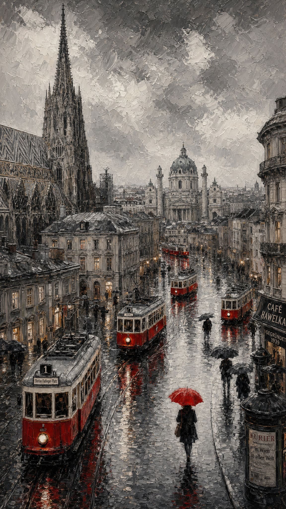 Model: Nano Banana 2

An impasto oil painting depicting a European city street o