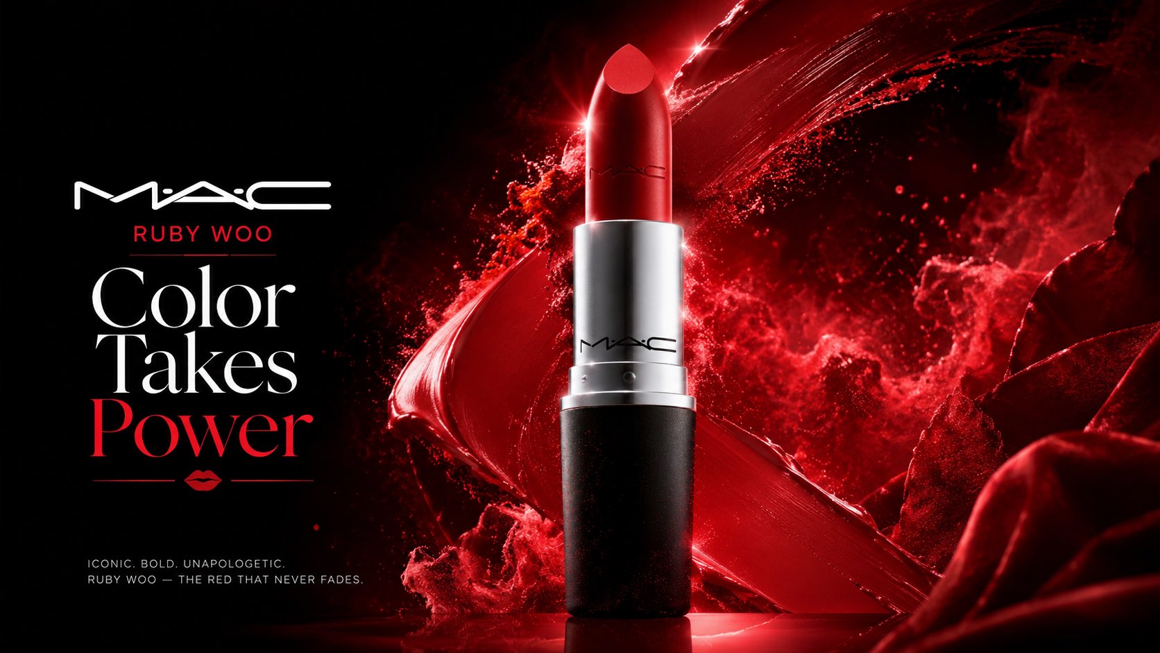 Create a premium advertising poster for [BRAND] featuring [PRODUCT].

Build the 